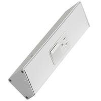Task Lighting 9" 20 amp 120 volt White Single Pole Switch/Receptacle Combination Power Strip